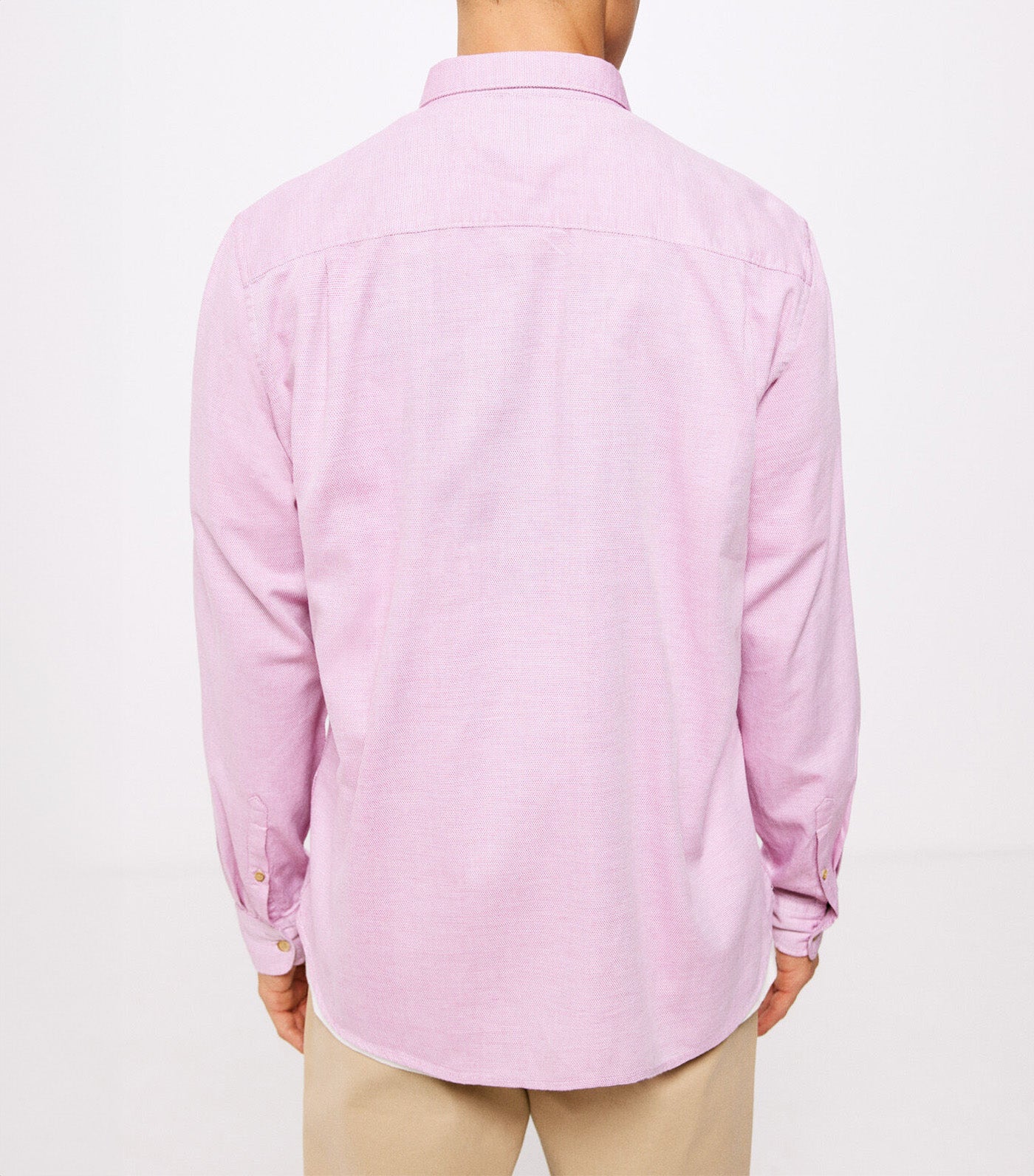 Colored Structured Shirt Fuchsia
