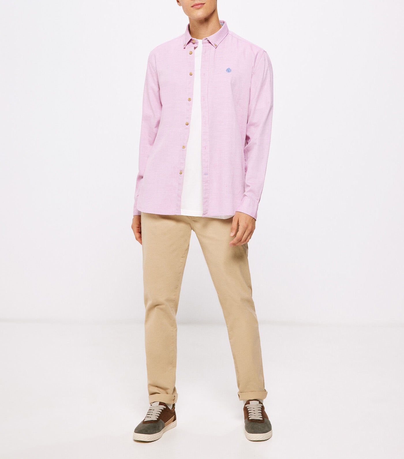 Colored Structured Shirt Fuchsia