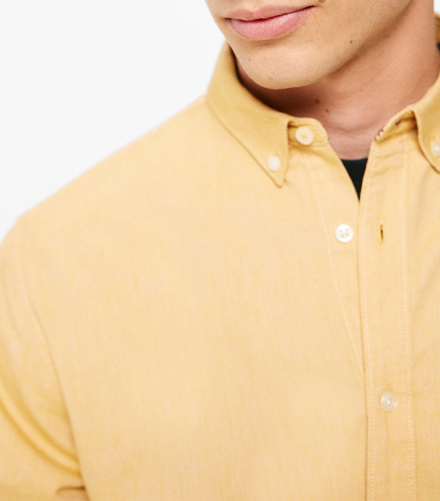 Colored Oxford Shirt Yellow