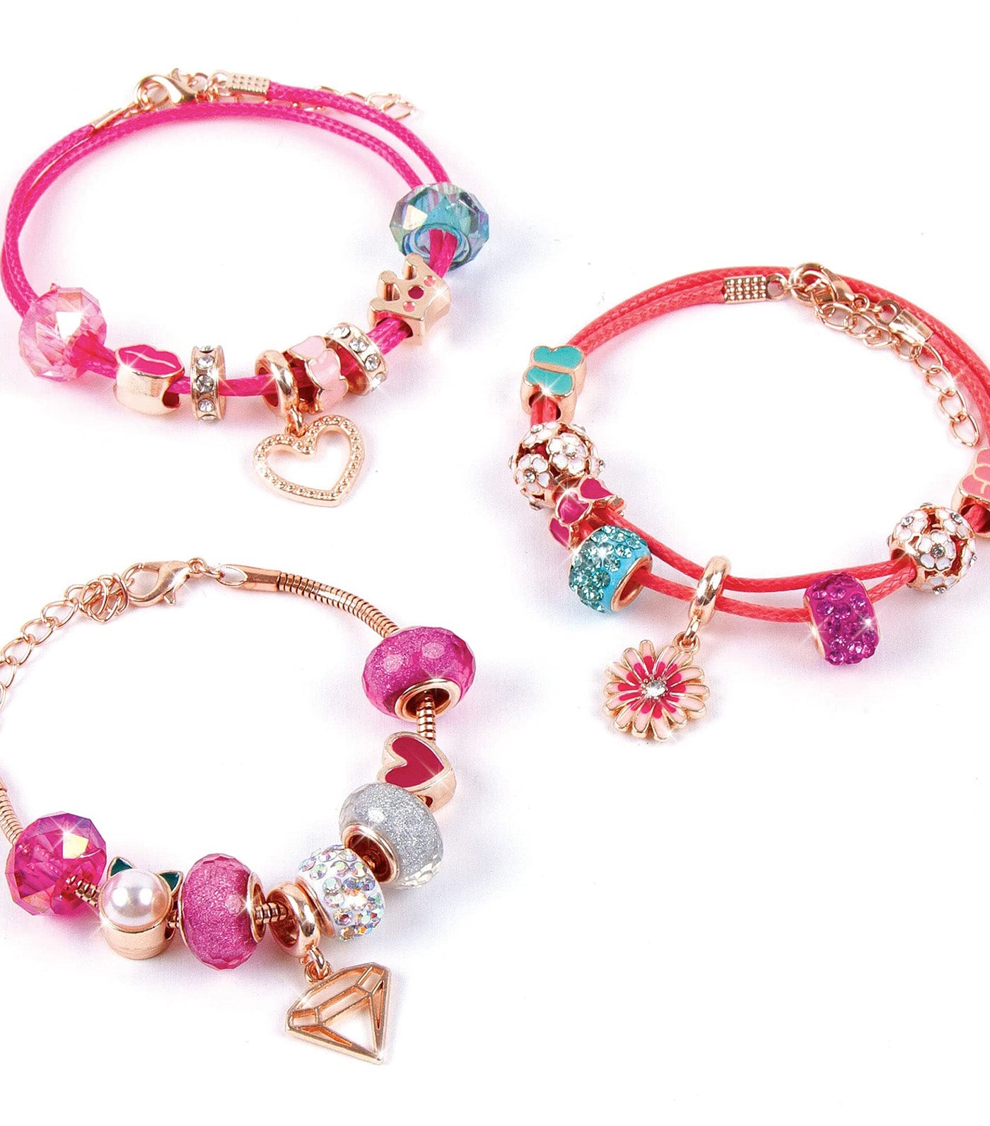Halo Charms Bracelets: Think Pink