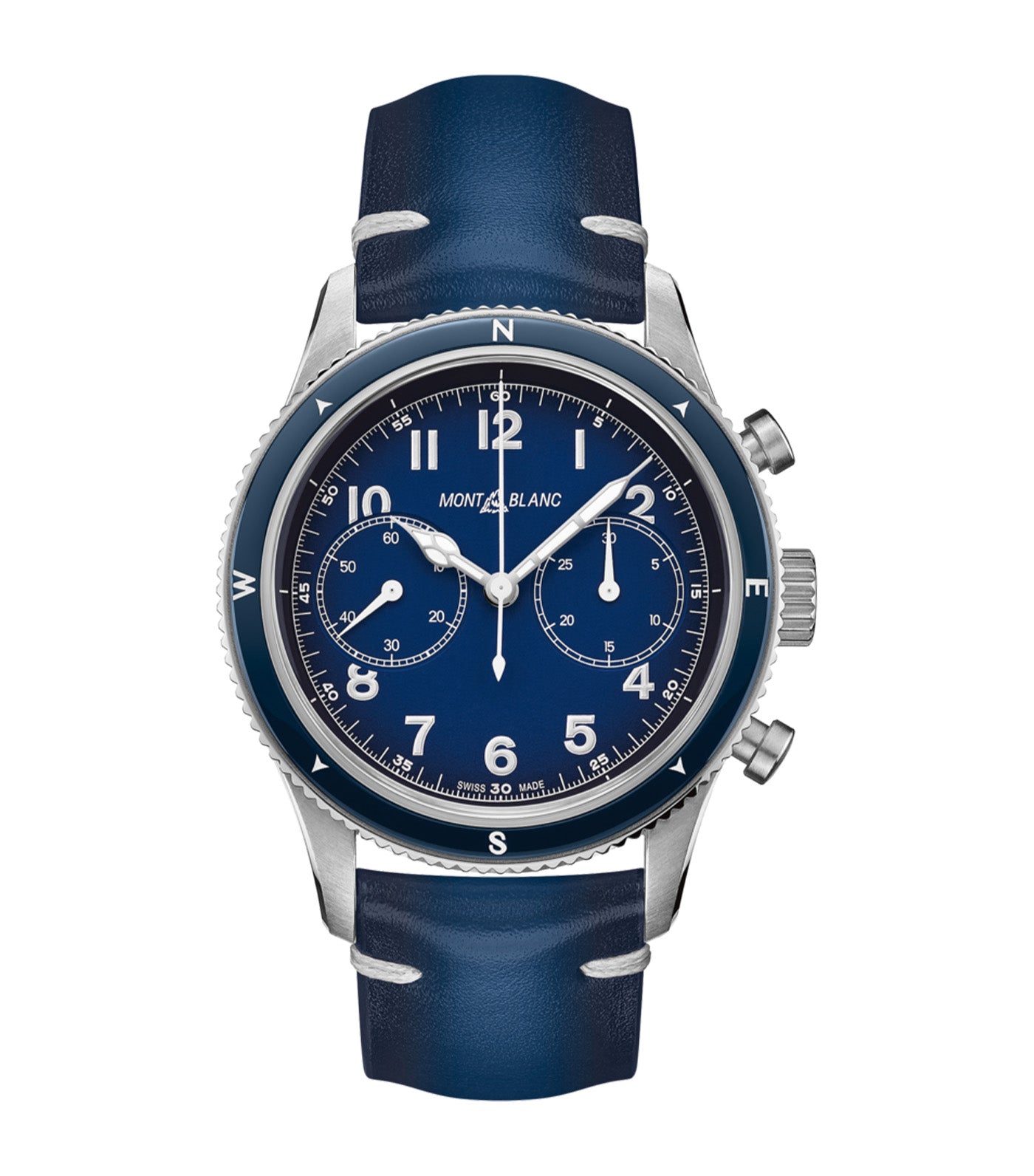 1858 Automatic Chronograph 42mm Blue