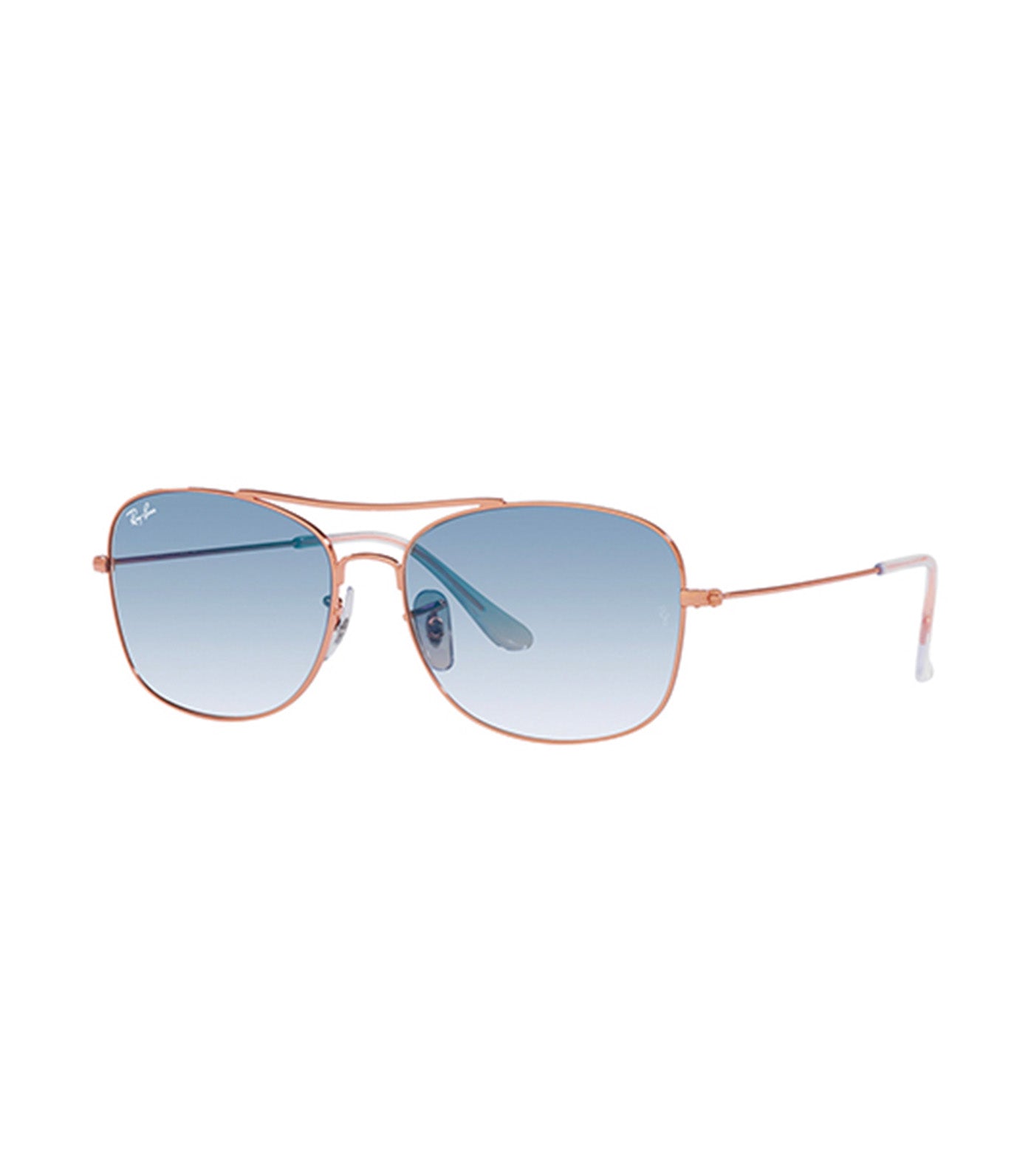 RB3799 Pillow Sunglasses Rose Gold and Blue