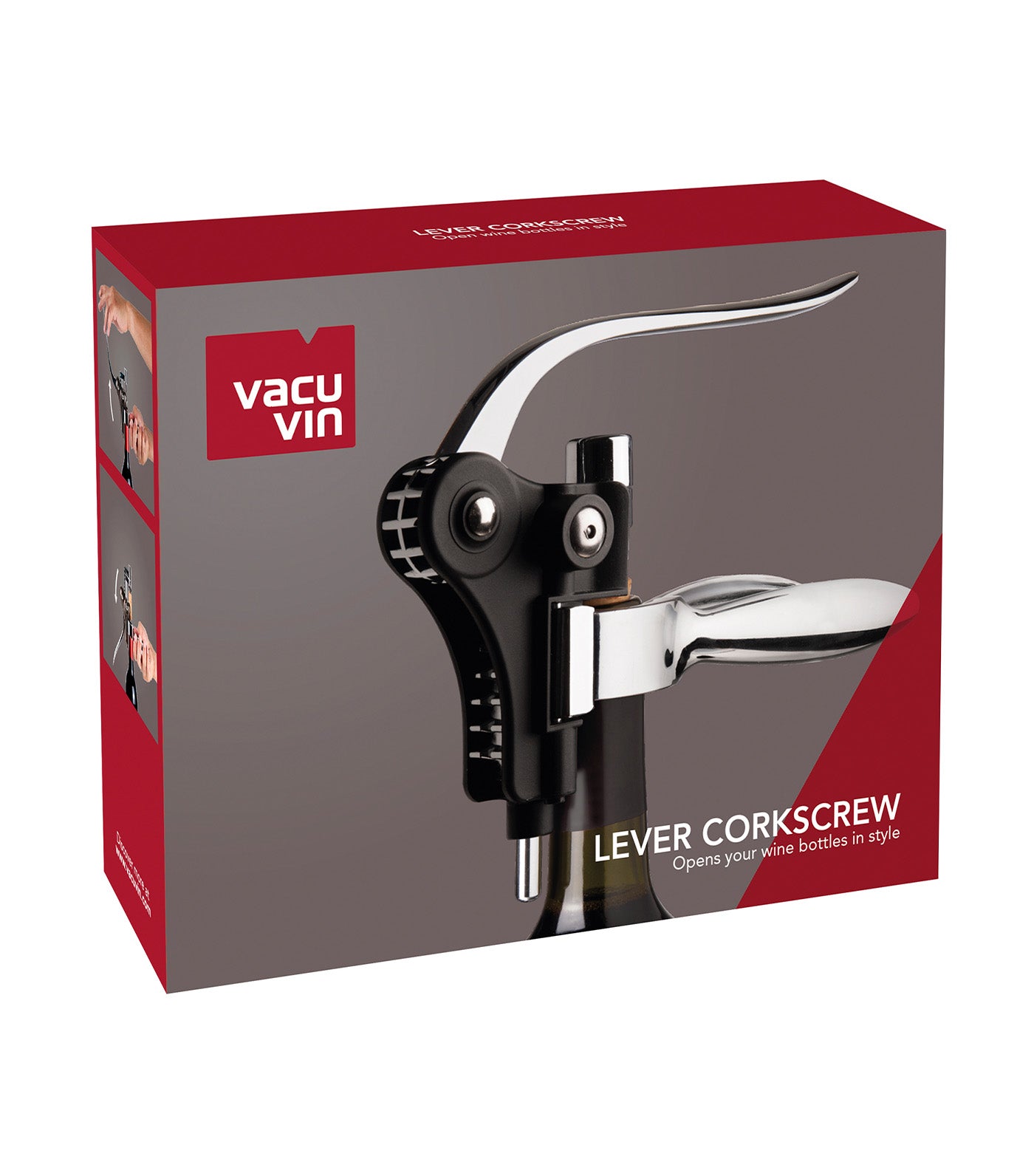 Lever Corkscrew Horizontal Black