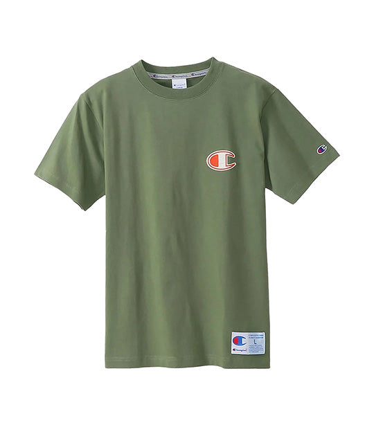 Japan C3-U305 Short Sleeve T-Shirt Olive Green