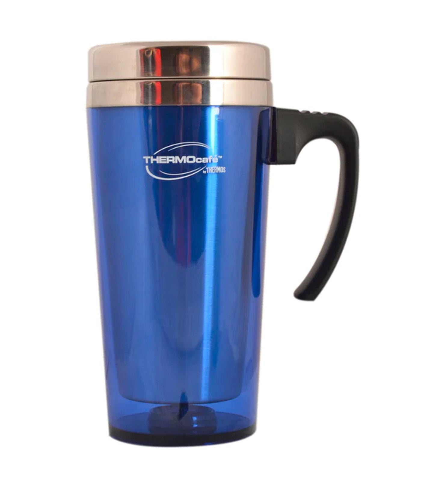  Thermos 187075 ThermoCafé Translucent Desk Mug, Midnight Blue,  450 ml : Home & Kitchen