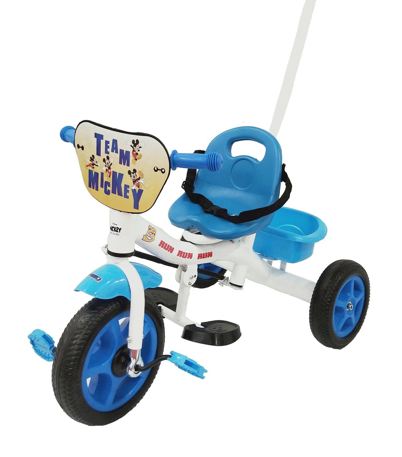 Mickey mouse trike shop with parent handle