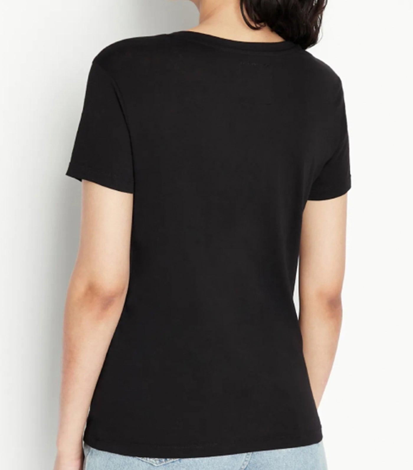 Armani Exchange Icon Logo Regular Fit T-Shirt Black