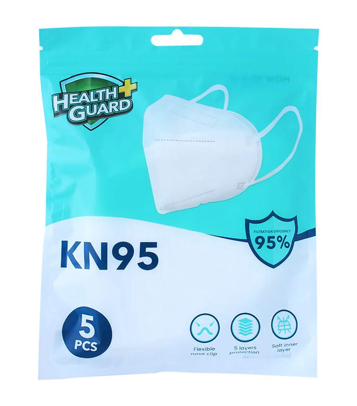 Five-Piece Non-Medical Adult KN95 Face Mask