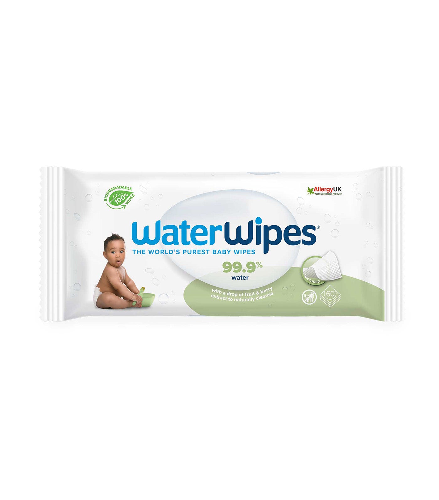 WaterWipes Soapberry 60pk - Biodegradable