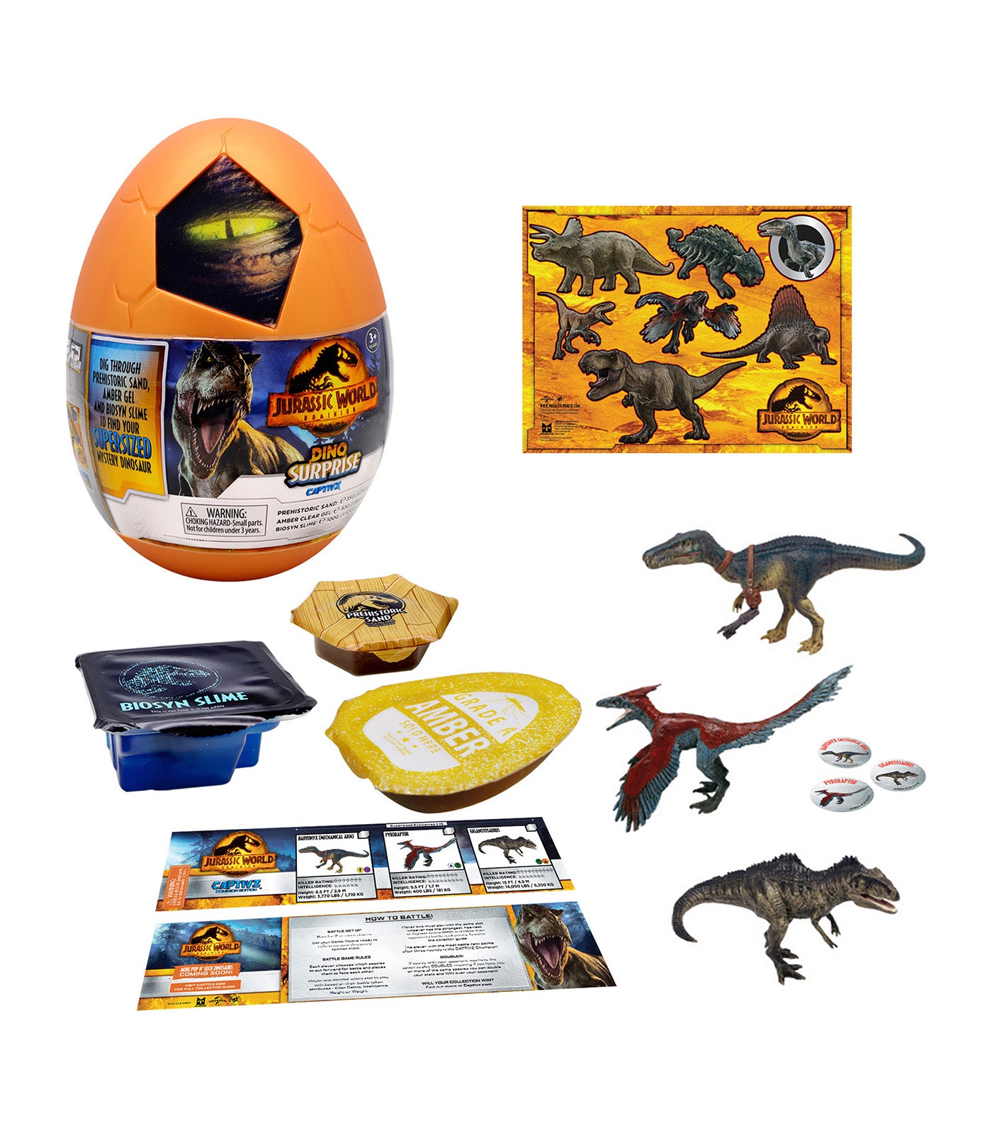Jurassic World Captivz Dominion Surprise Egg 