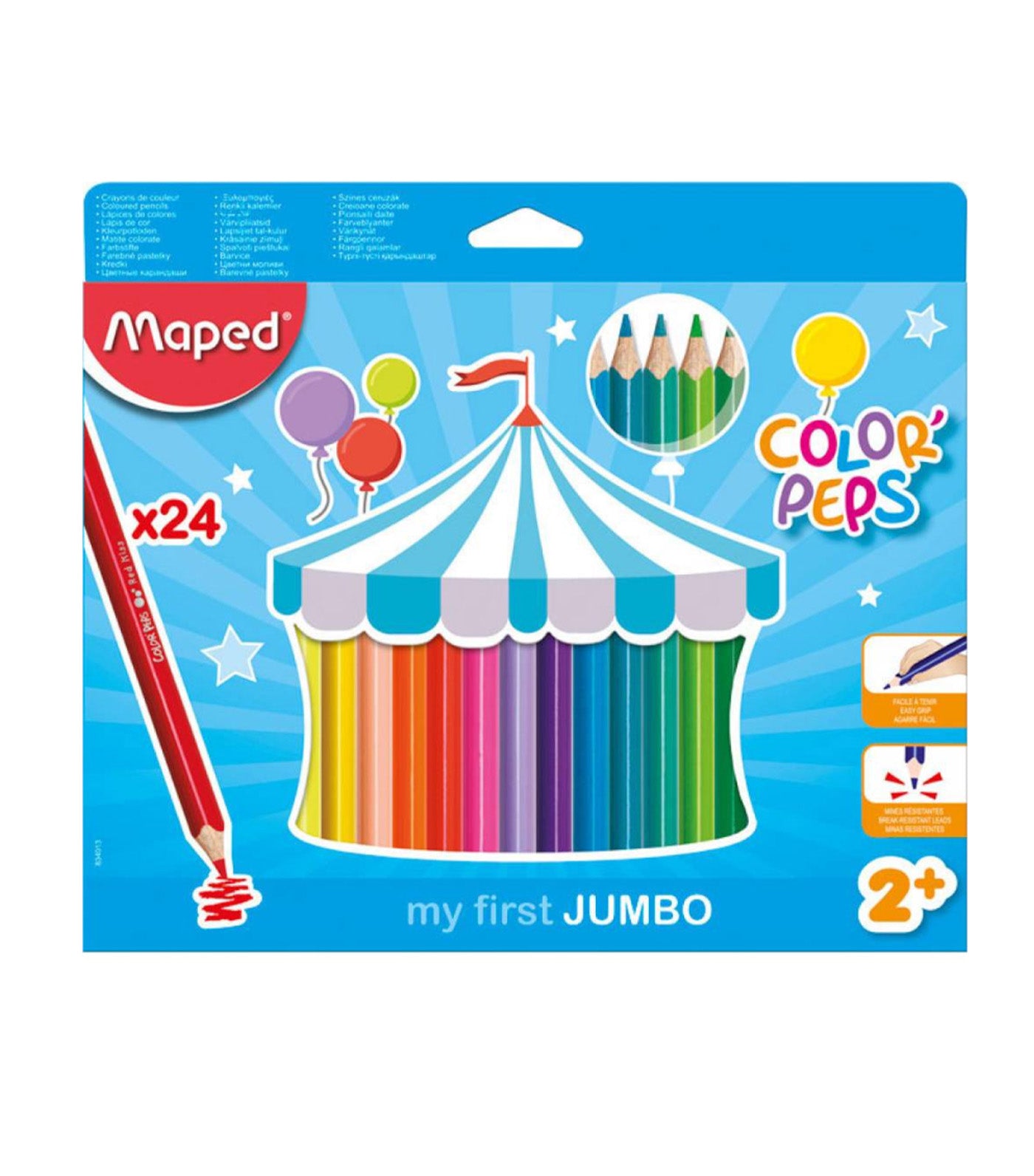 My First Jumbo Color'Peps Colored Pencil x 24