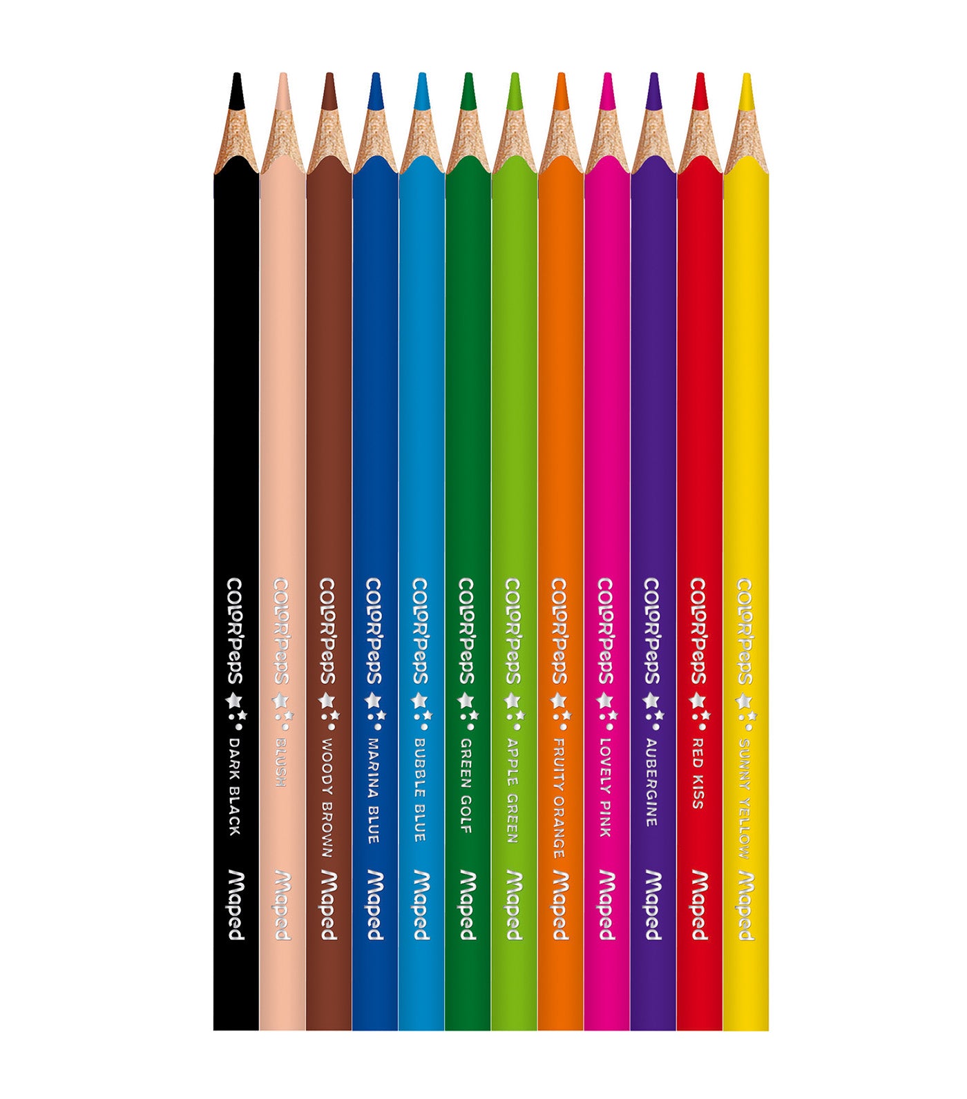 MAPED COLOR'PEPS STAR- BOX OF 12 PENCILS