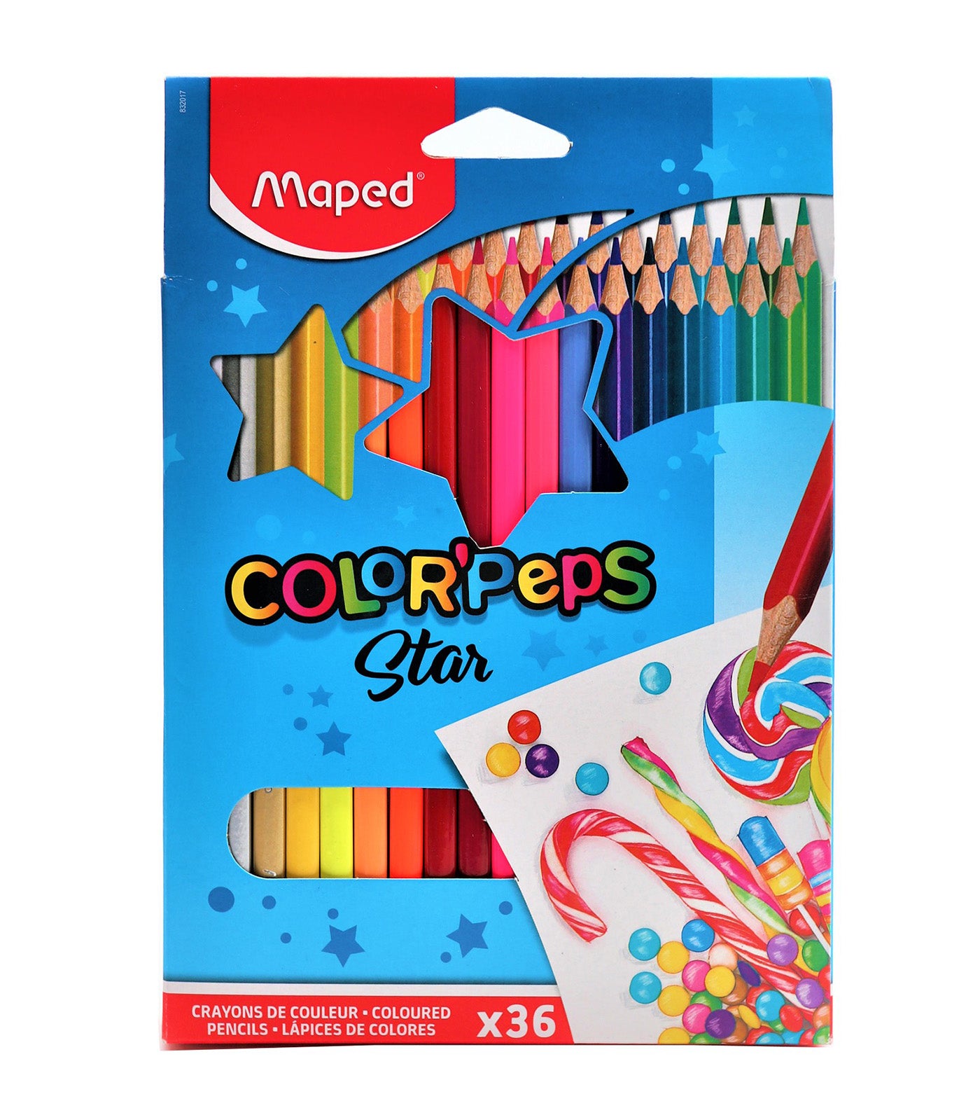 Color'Peps Star Colored Pencils x 36
