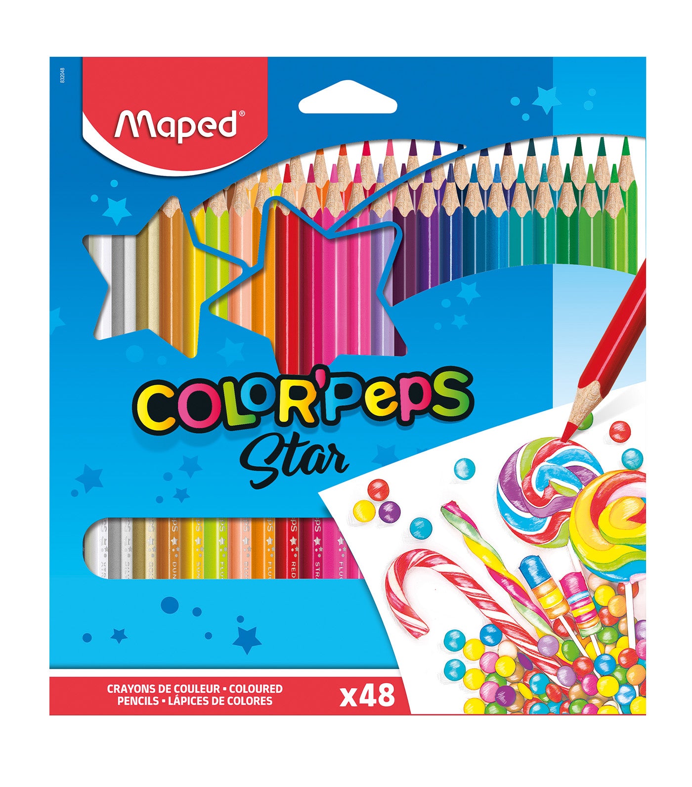 Color'Peps Star Colored Pencils x 48