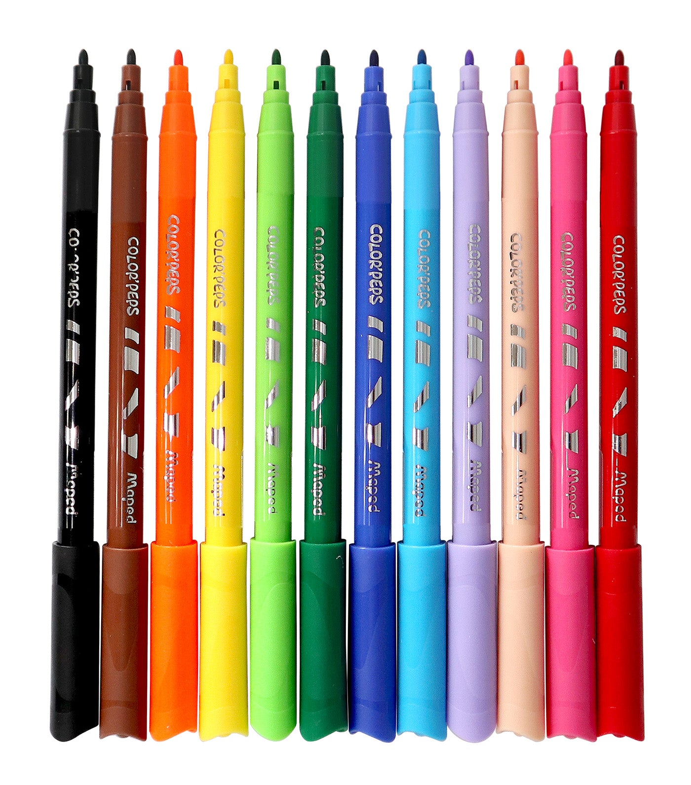 Maped - Felt tip pens Ocean - 48 pieces - XXL pack 1/5 m - 2 mm medium tip  - perfect for drawing and painting - resistant tip (not blocked) - bold