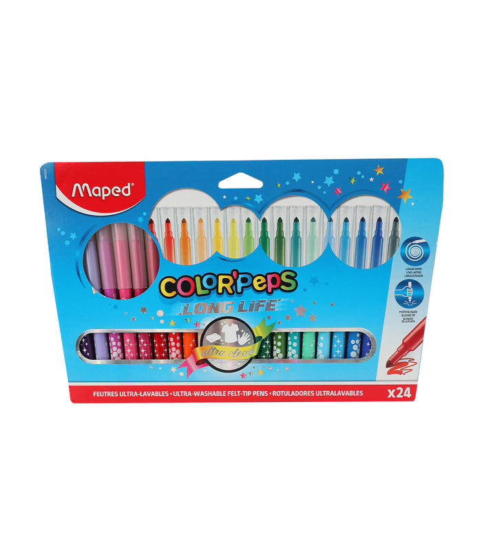 Maped Color'Peps Long Life Colored Markers x 24 | Rustan's