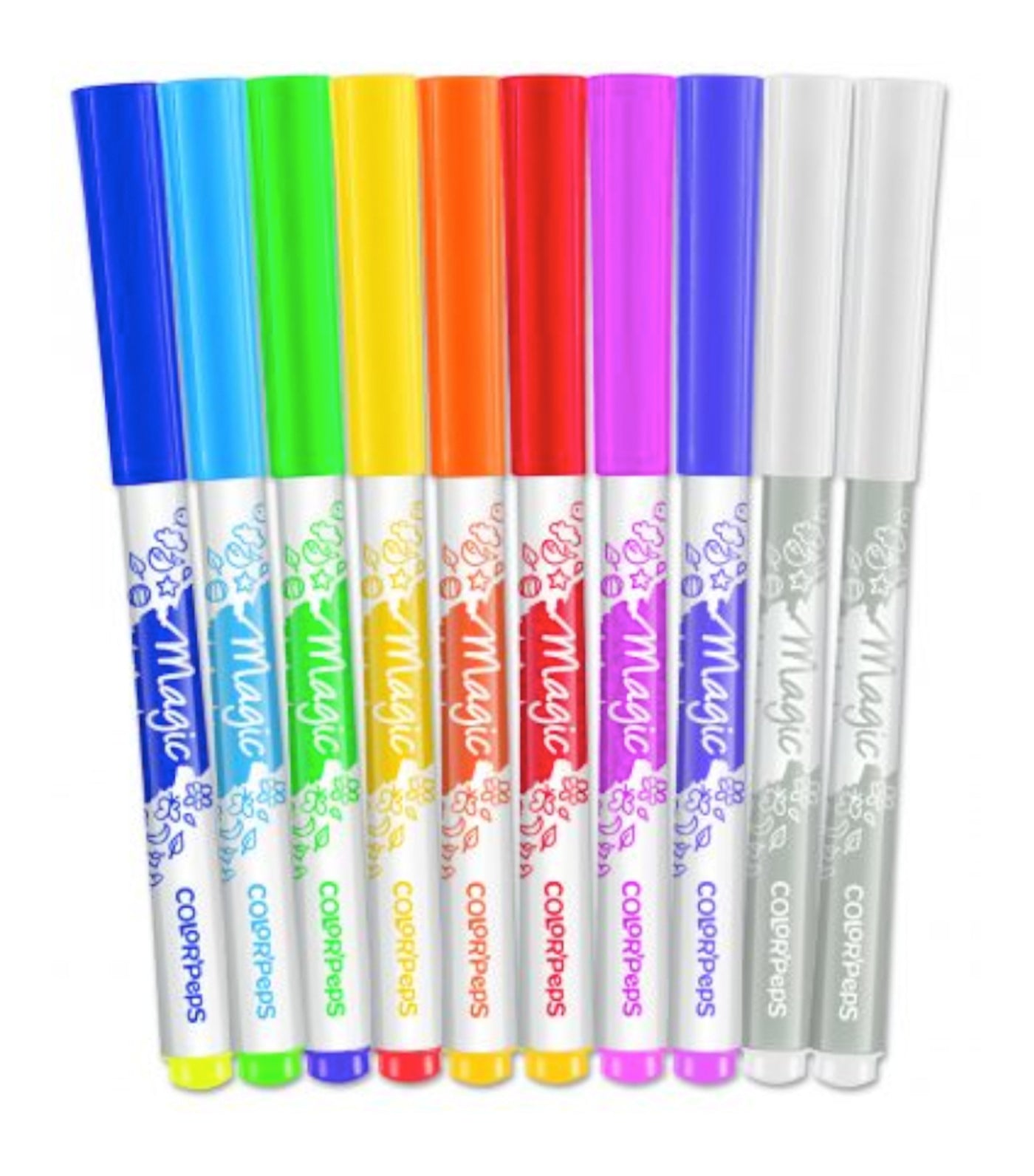 Color'Peps Magic Color-Change Markers + Revealer Markers