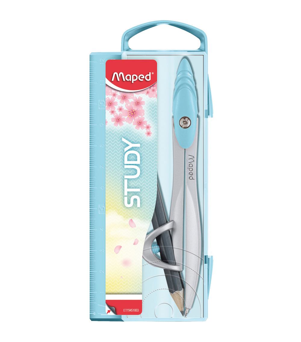 Maped Spring Compass Maped Study Compass Pastel with Pencil | Rustan's