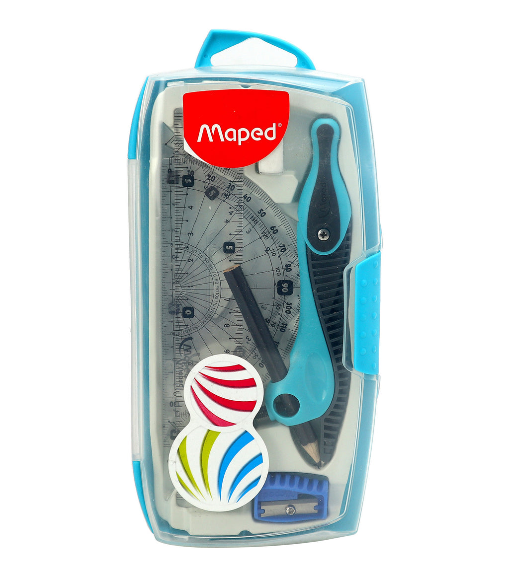 MAPED Stop System compass lead included metal Math Compasses Stationery  drawing caliper Marking divider school Ruler, Compass, for patchwork, vape  for smoking, cute stationery, Angle ruler, Try square, For school, MAPED 