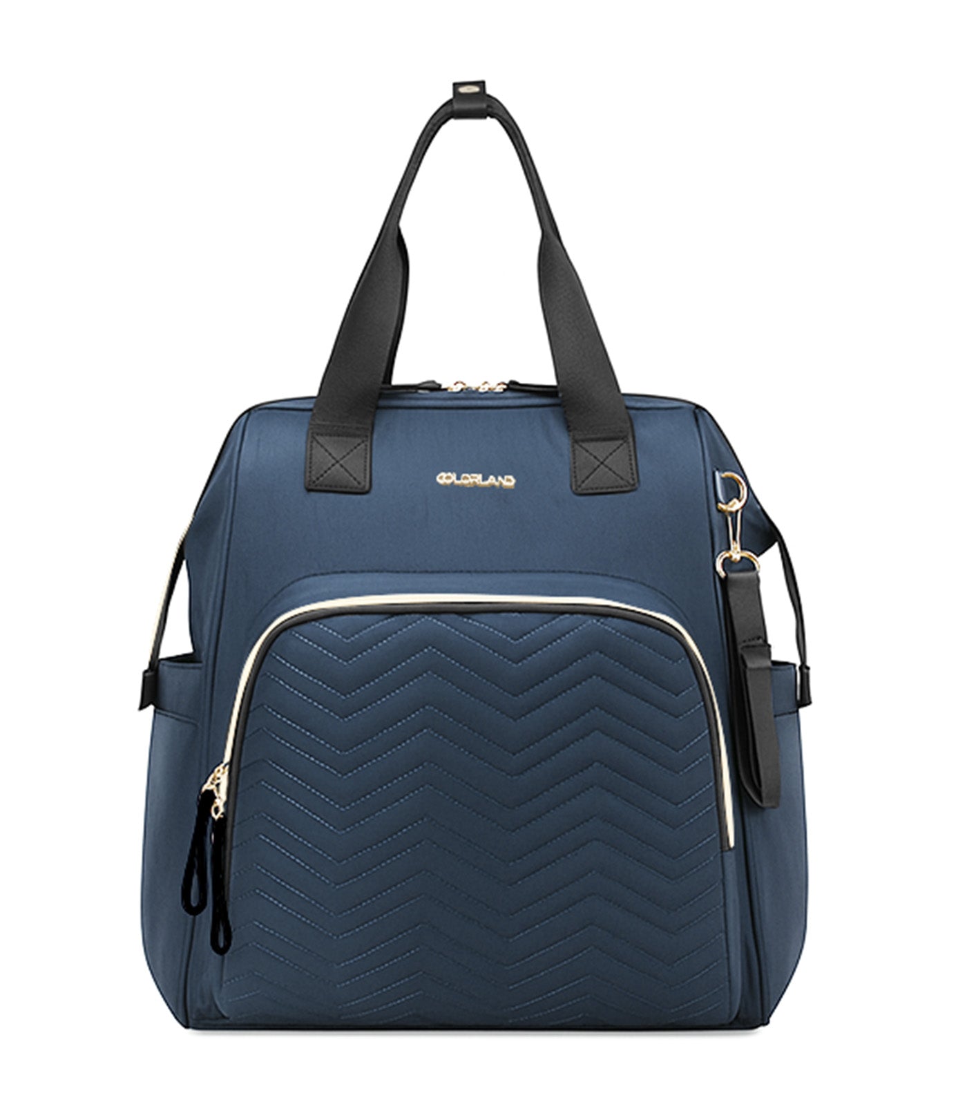 Diaper Backpack With Cooler Bag Blue