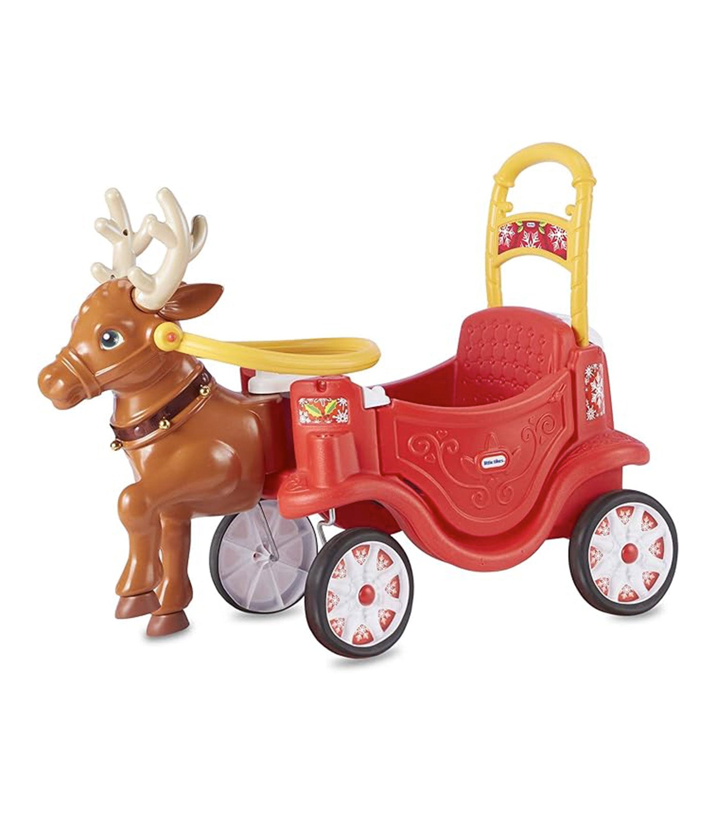 Reindeer Carriage Festive Holiday Ride-On