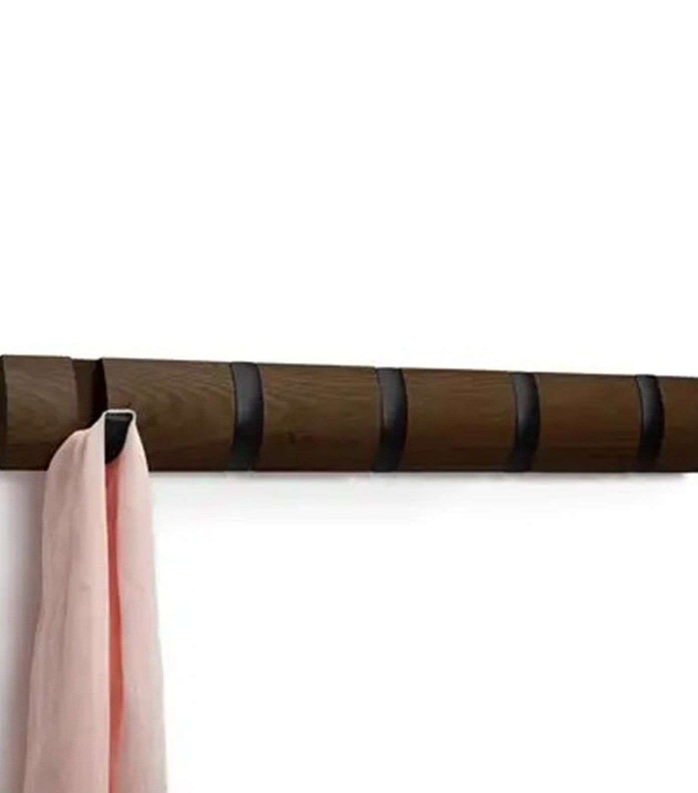 Garden Barn Flip 5 Hook Walnut/Black