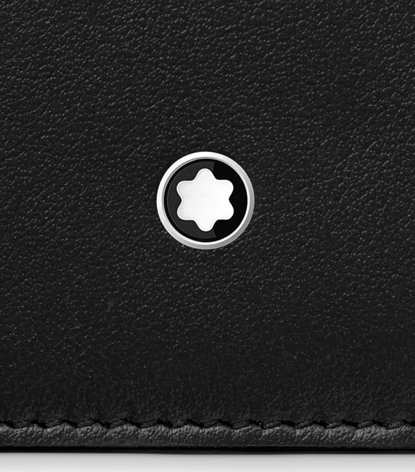 Meisterstück Pocket Holder 8cc with Zipped Pocket Black