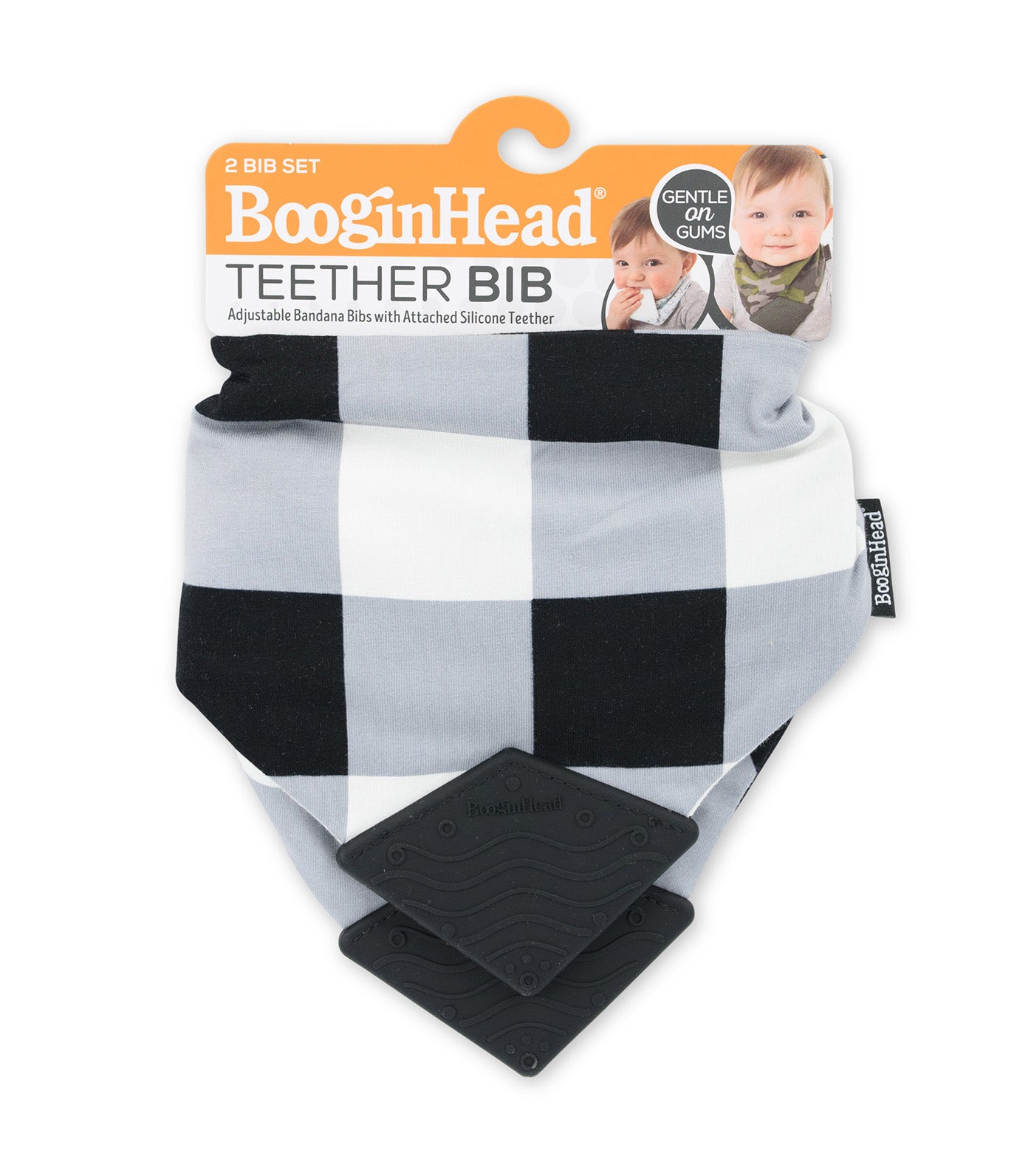2-Pack Bandana Teether Bib