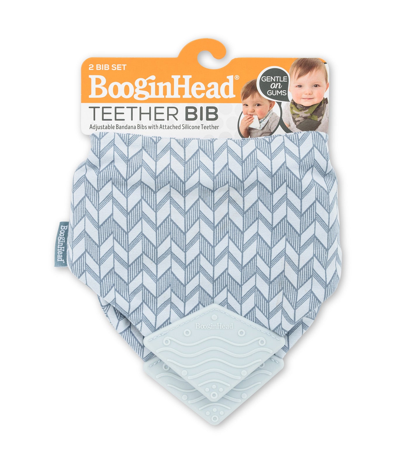 2-Pack Bandana Teether Bib