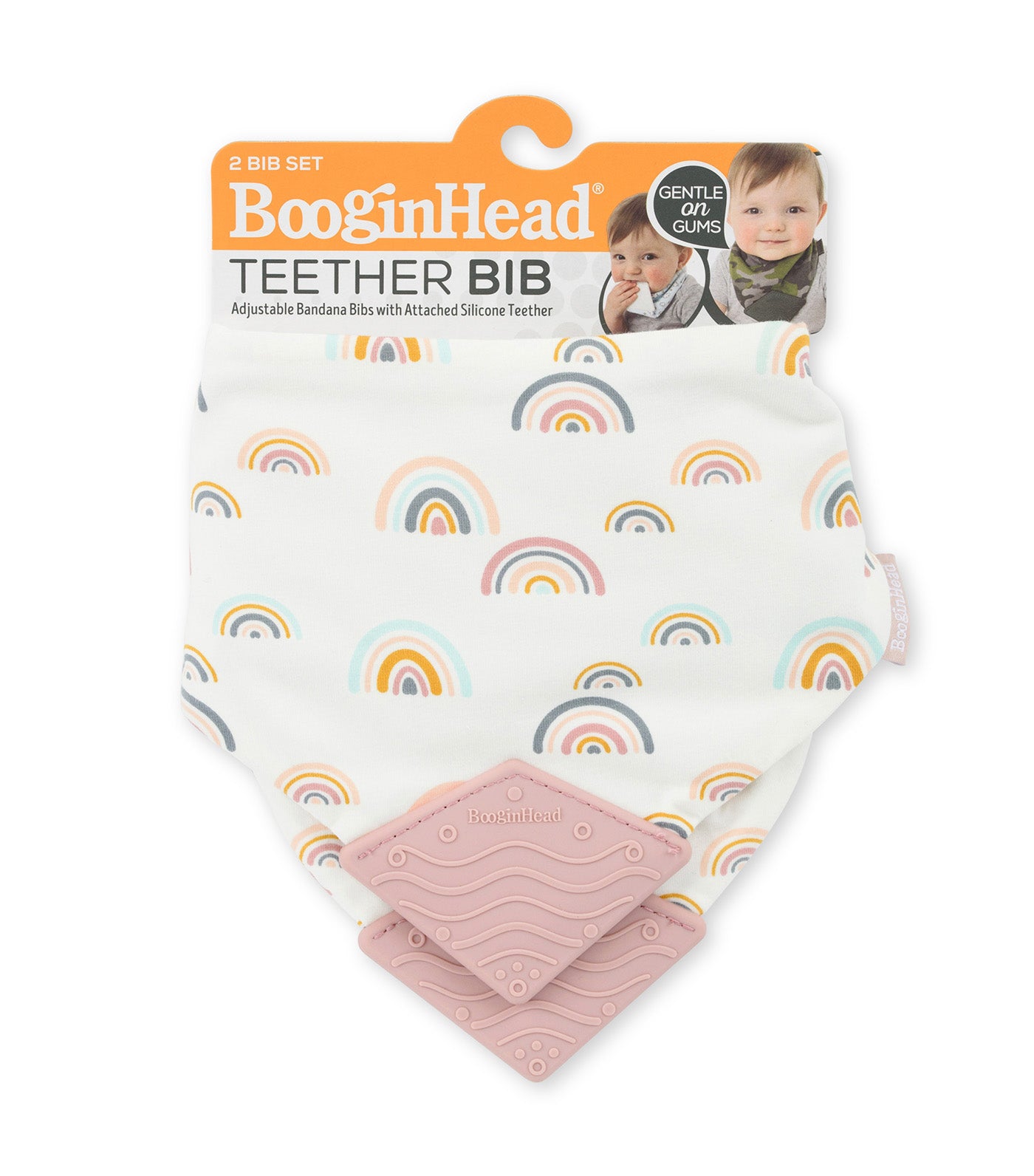 2-Pack Bandana Teether Bib