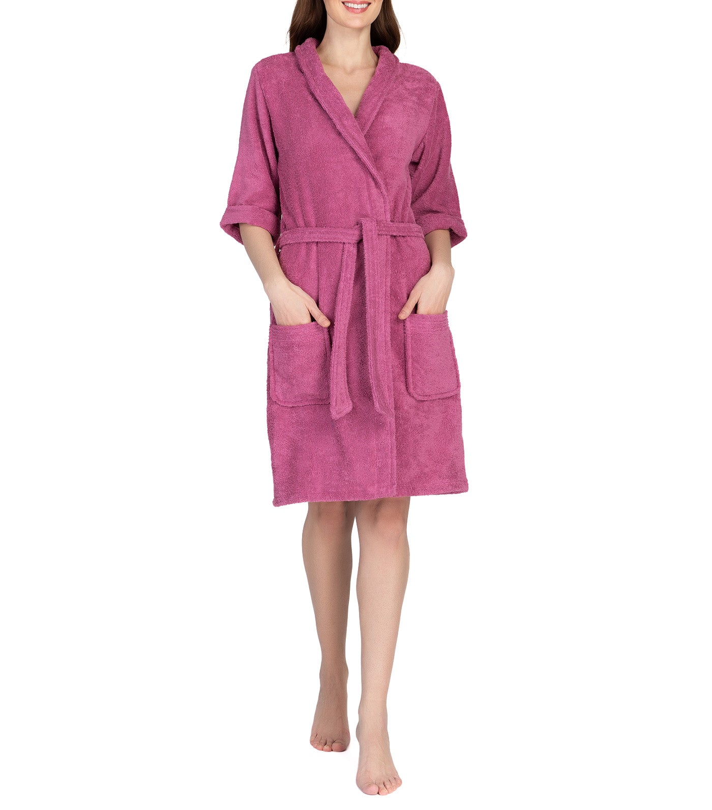 Terry Robe for Female - Turkish Rose