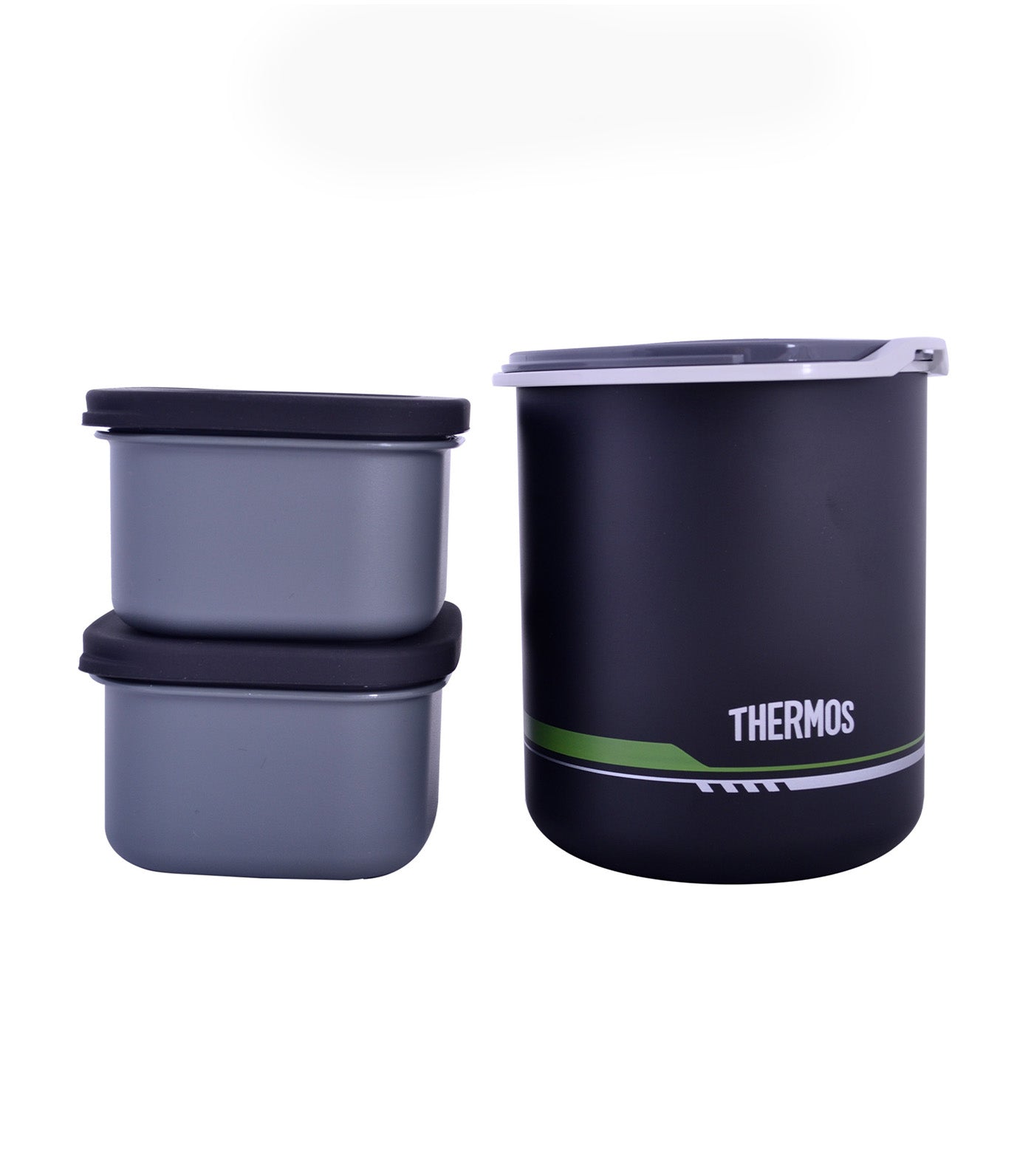 500ml Hygienic Food Container with Chopsticks & Pouch Matte Black