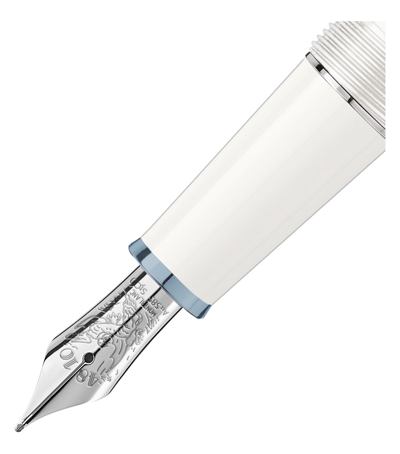 Montblanc Meisterstück Glacier Classique Fountain Pen (M) White