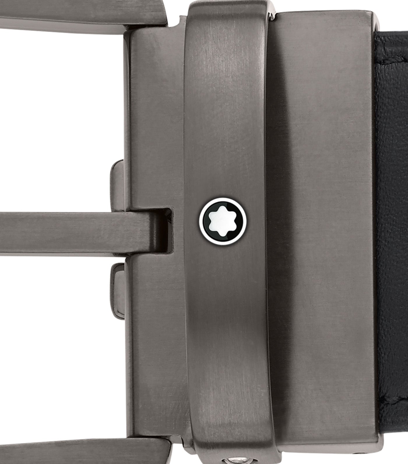 Horseshoe Buckle 40mm Reversible Leather Belt Black/Brown