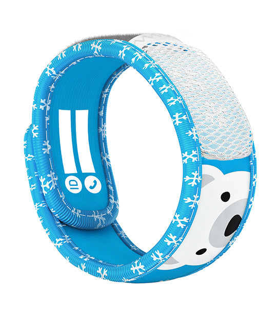 Mosquito Repellent Kids Wristband - Polar Bear