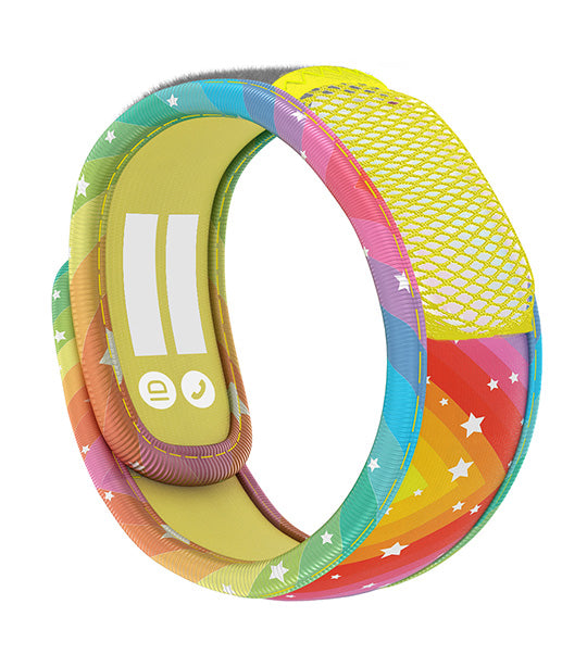 Mosquito Repellent Kids Wristband - Rainbow