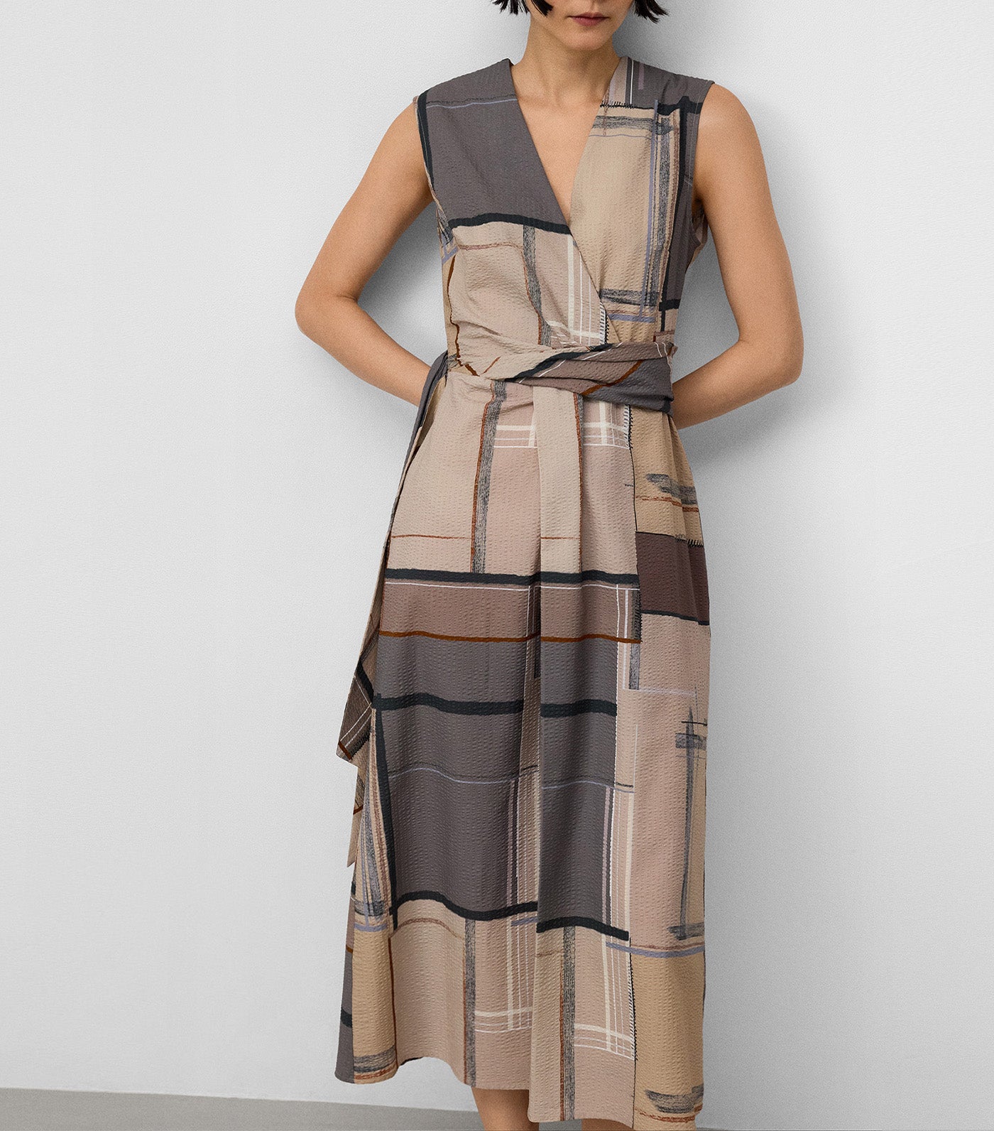 Cotton Printed Dress Multicolor