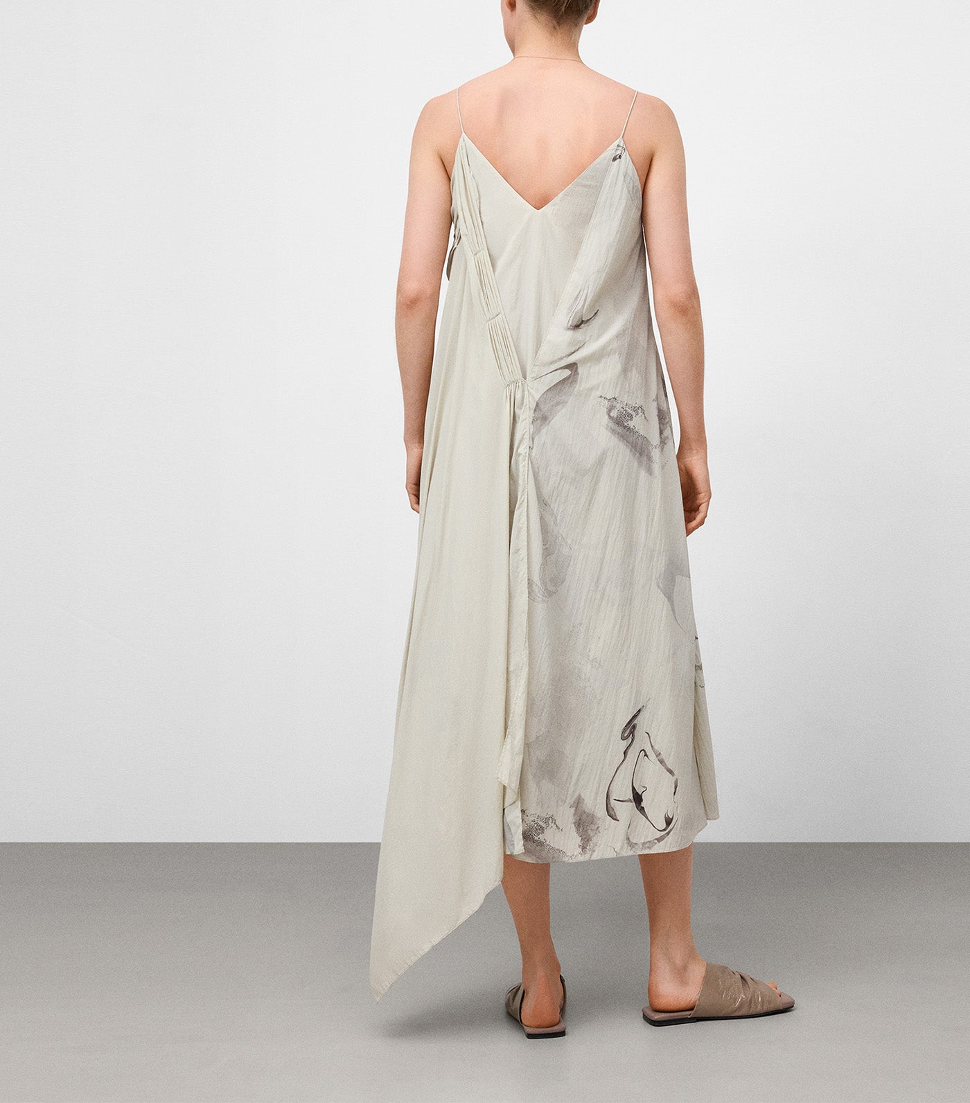 Combined Slip Light Dress Light Blue