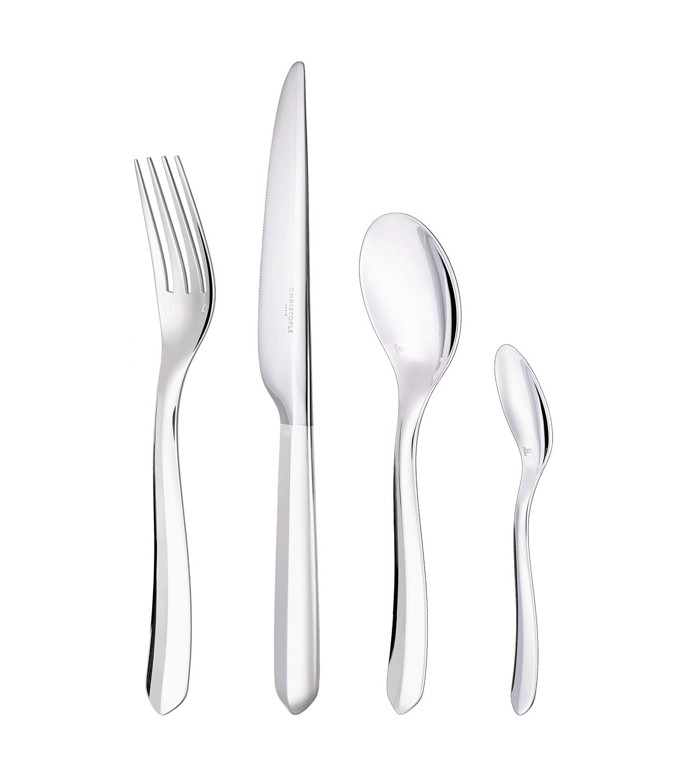 Infini 24-Piece Flatware Set Silver-Plated
