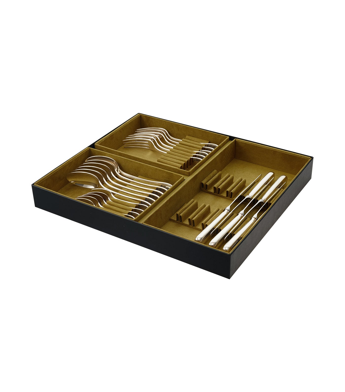 Infini 24-Piece Flatware Set Silver-Plated