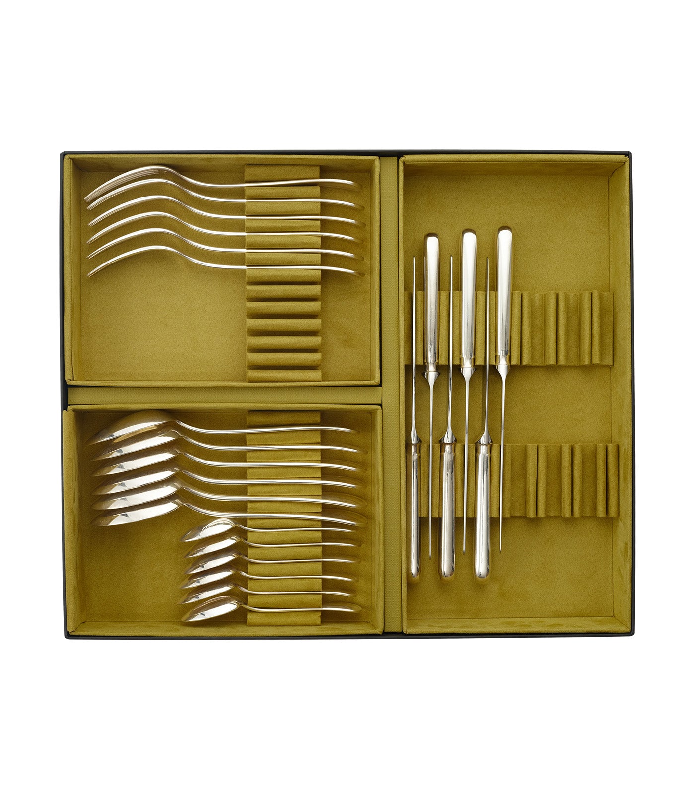 Infini 24-Piece Flatware Set Silver-Plated