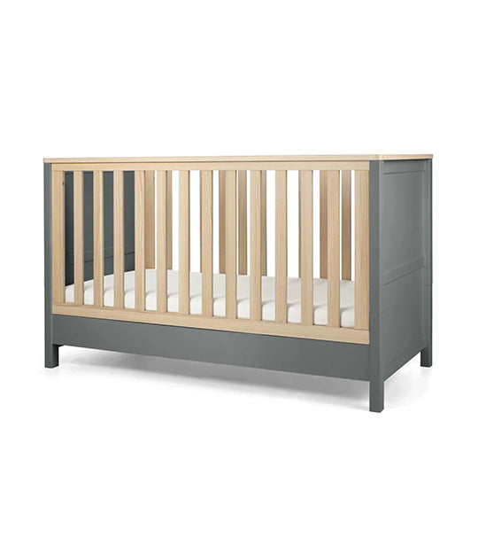 Mothercare grey cot shop bed