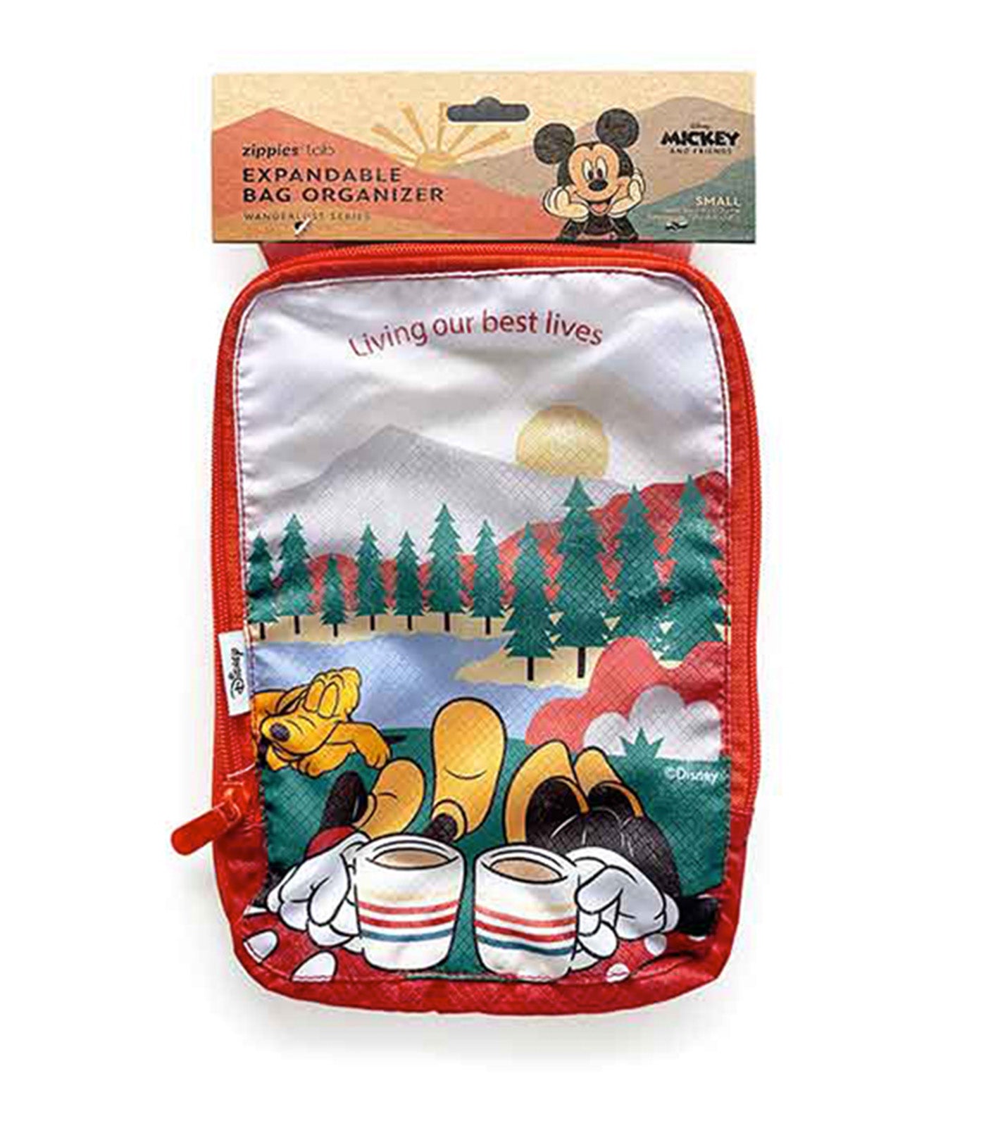 Mickey & Friends Wanderlust Expandable Bag Organizer Small