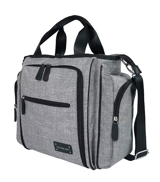Gabrielle Tote Baby Changing Bag Gray
