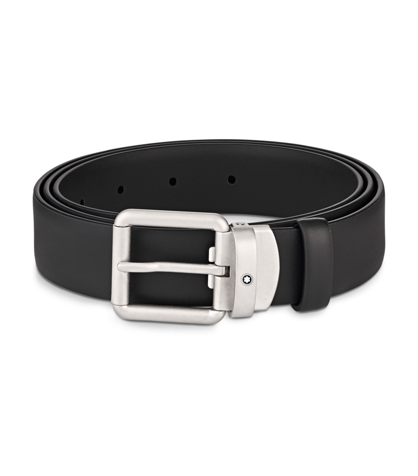 30mm Leather Belt Black