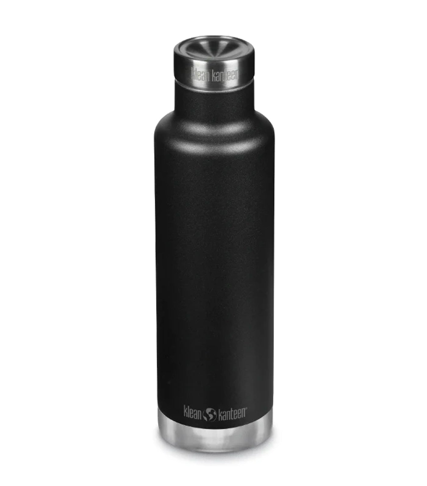 Classic Insulated Bottle with Pour Through Black 25oz