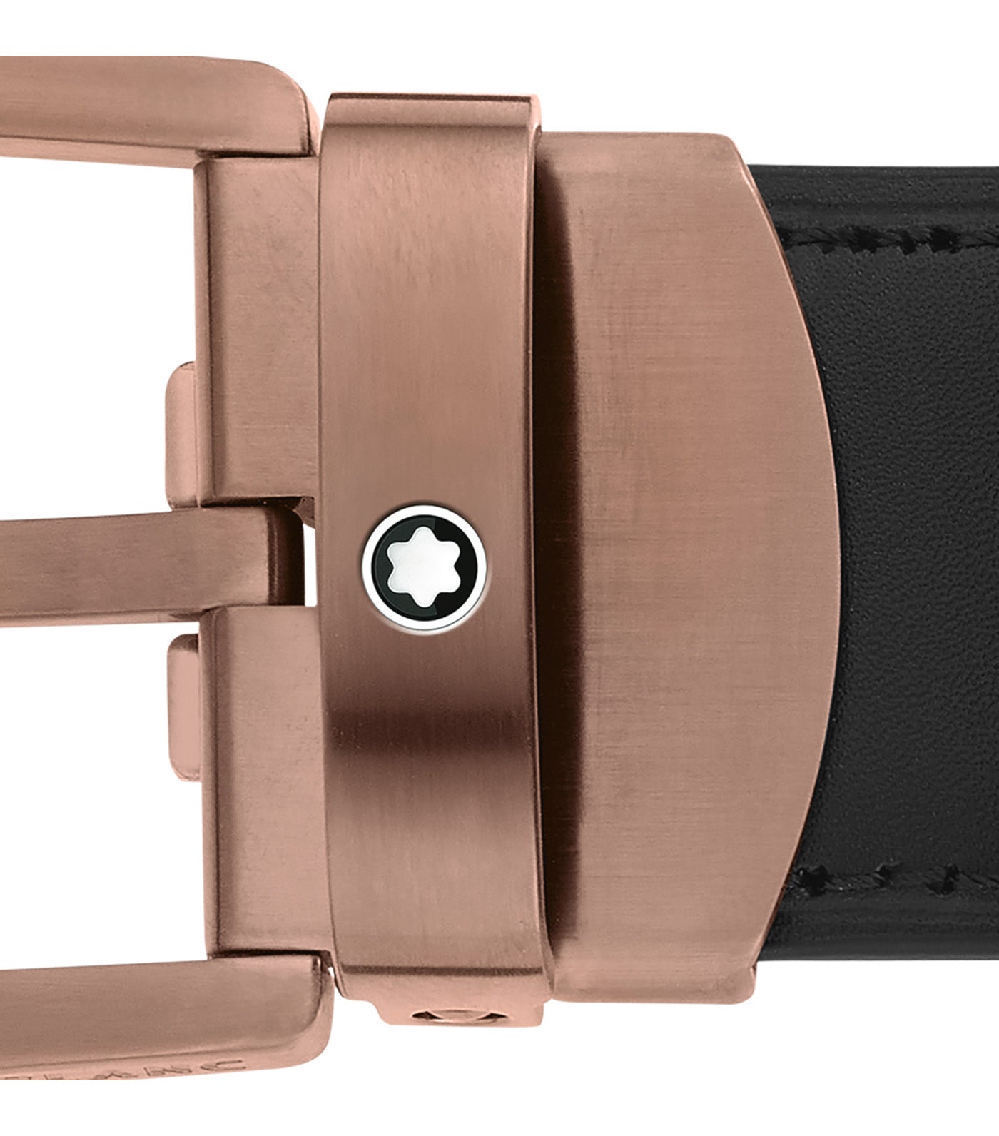 Horseshoe Buckle Black 30mm Leather Belt