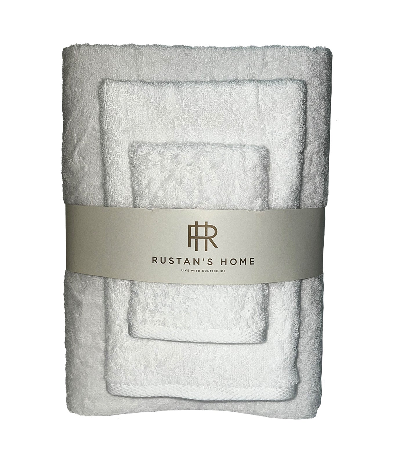 3-Piece Towel Set - White