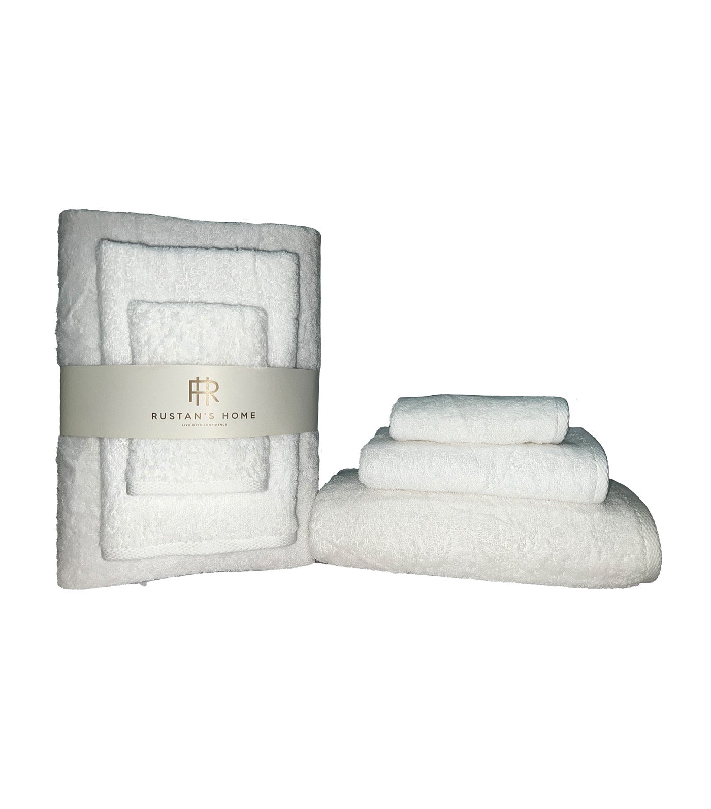 3-Piece Towel Set - White