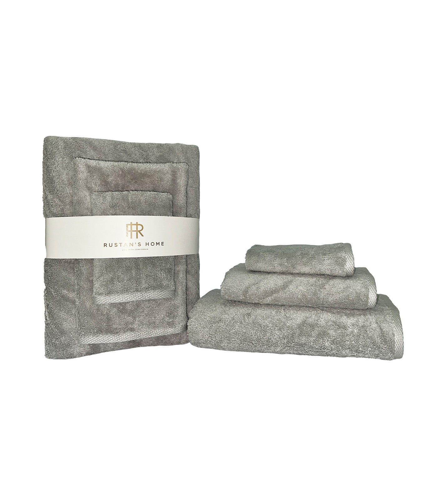 3-Piece Towel Set - Aspen Gray